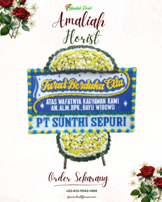 Papan Bunga Duka di Gempol Sari